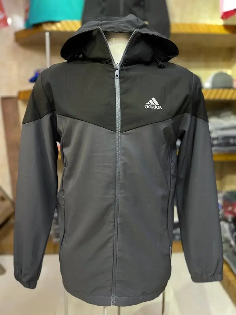 Rinkle Jacket Black Grey
