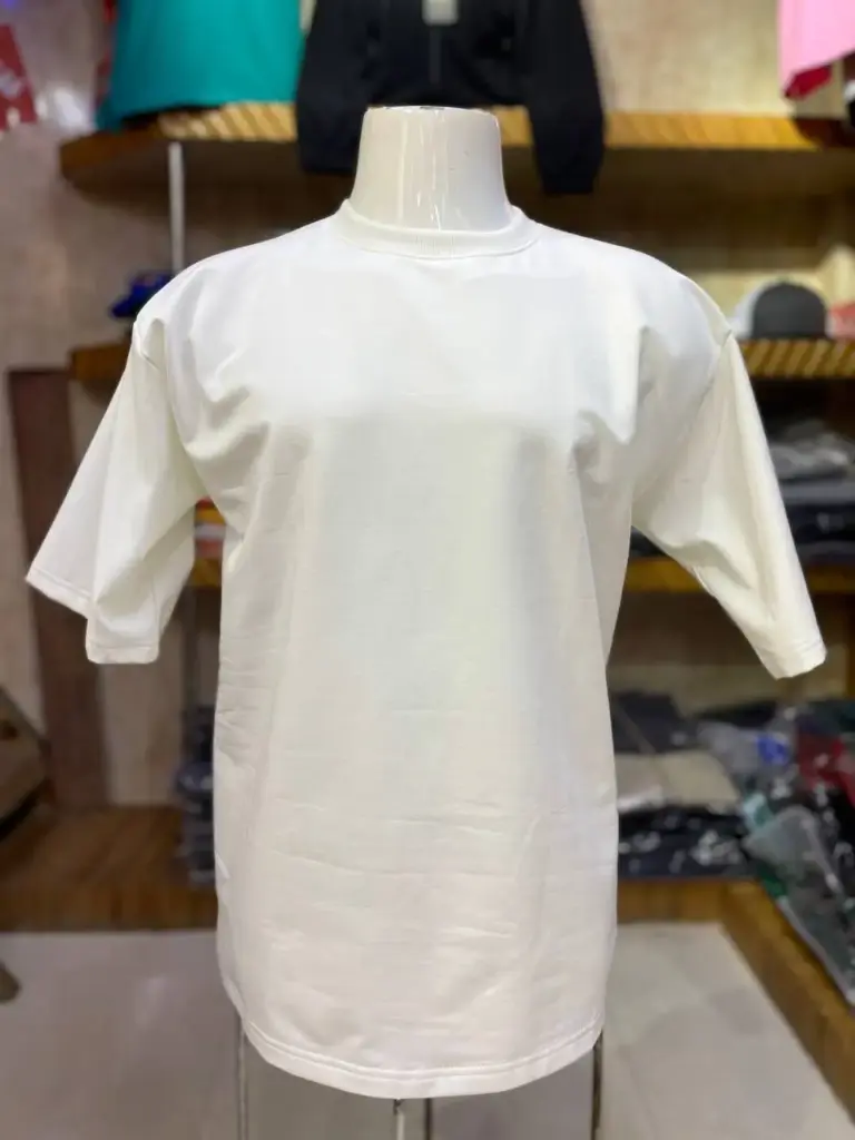 Chinese Terry Oversize White